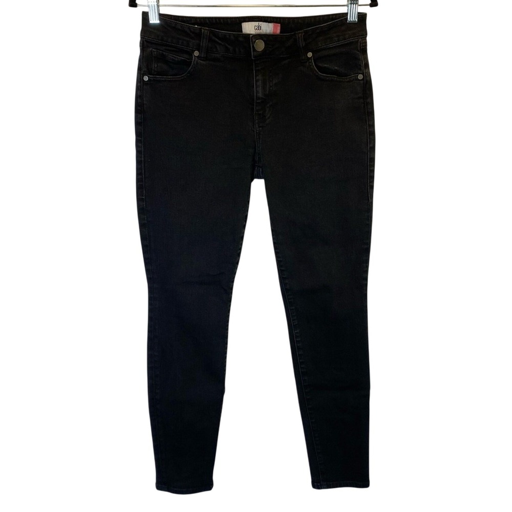 CAbi Black Skinny Jeans #3941 Women's Size‎ 10 Cotton Blend Denim